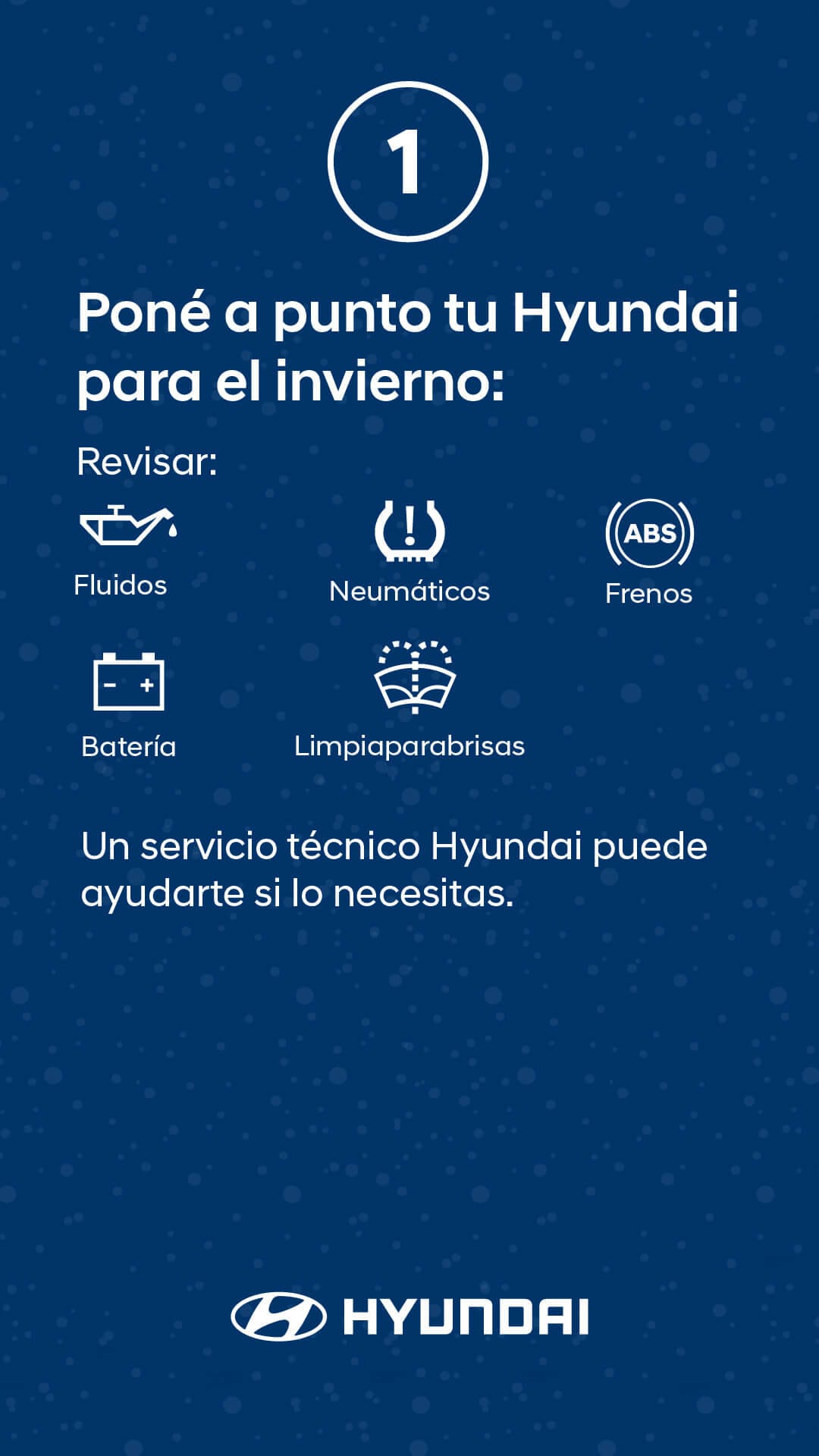 Consejos para la nieve hyundai